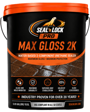 Seal 'n Lock PRO Max Gloss 2K two-component paver sealer pail